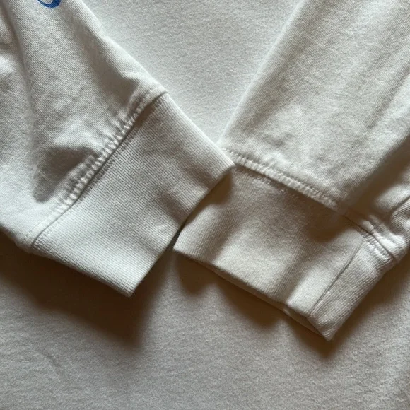 Southern Tide The Skipjack Long Sleeve Tee in Bright White/Carolina Blue, Size M - Picture 9 of 12